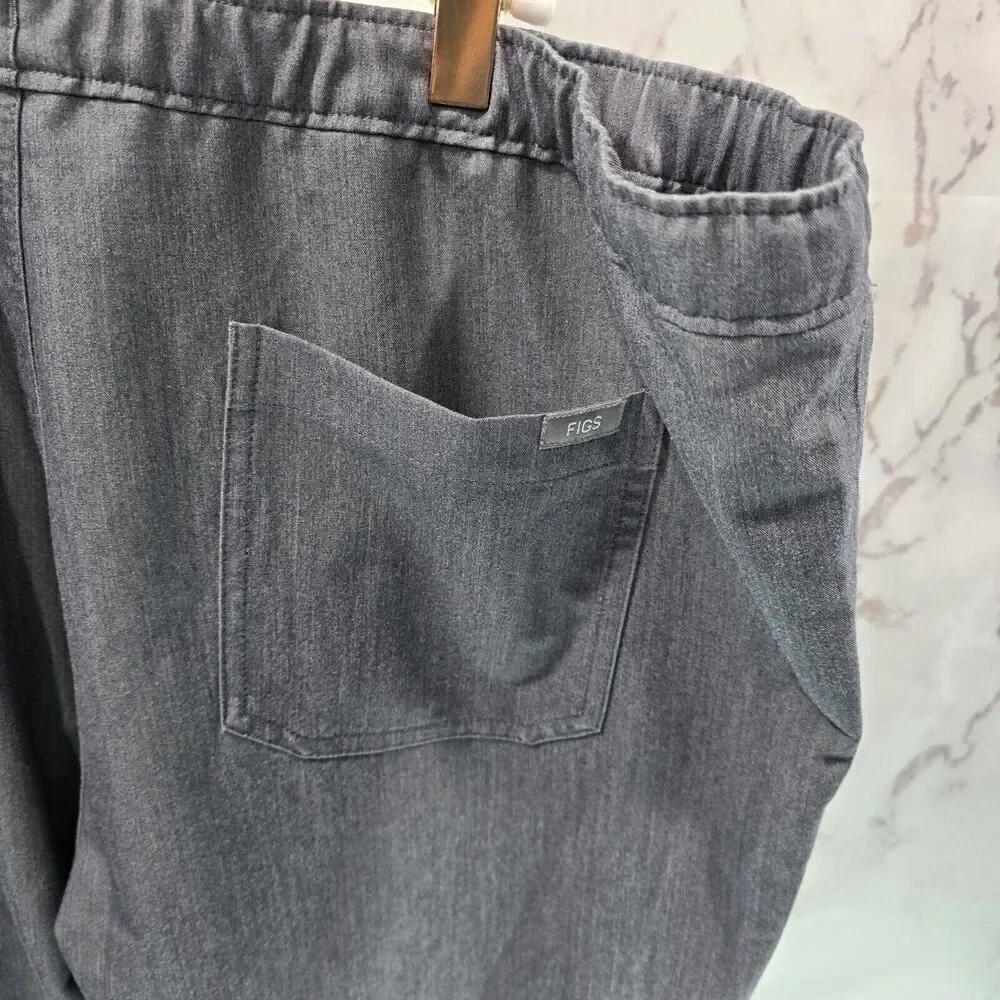 Figs Cairo Pants Mens XL Graphite Gray Green Bottom Cargo TM3001 1803
